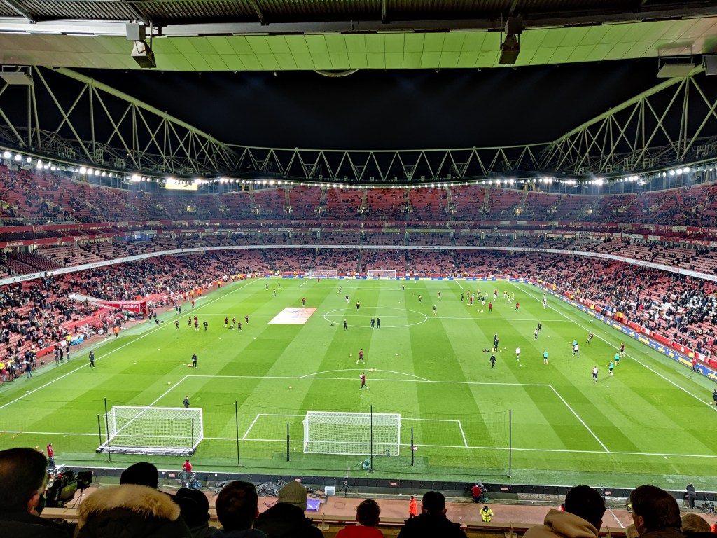 emirates stadium, arsenal vs west ham, london uk