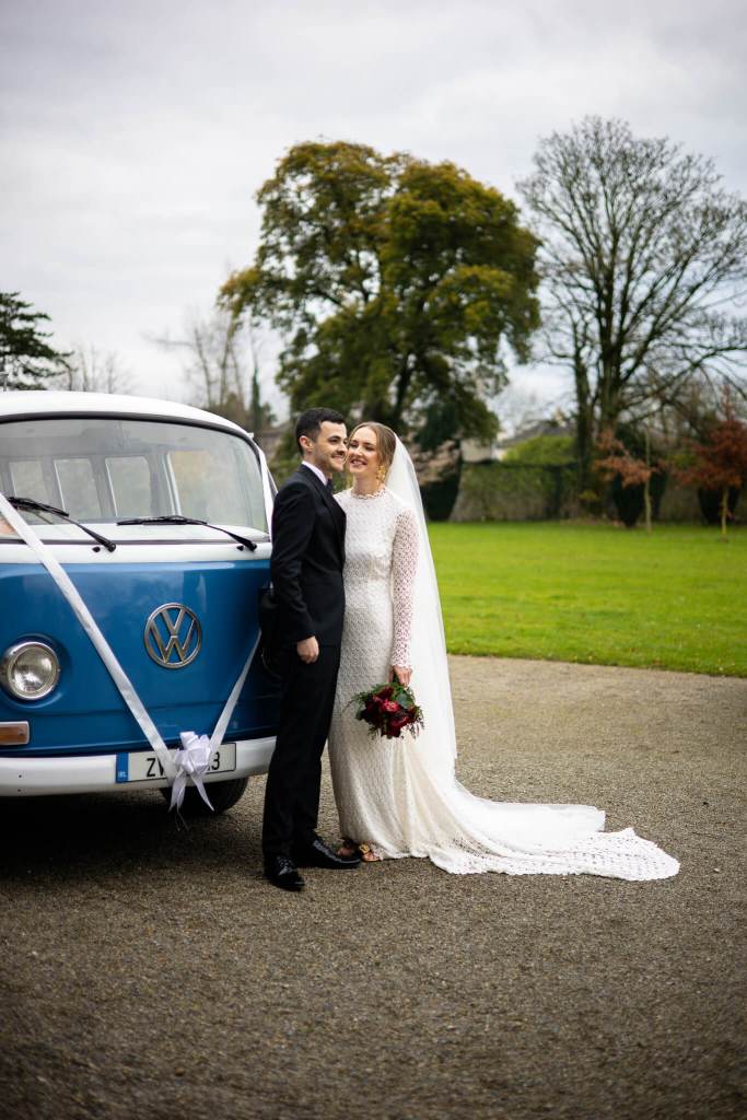 Bride and Groom at Cloughjordan House