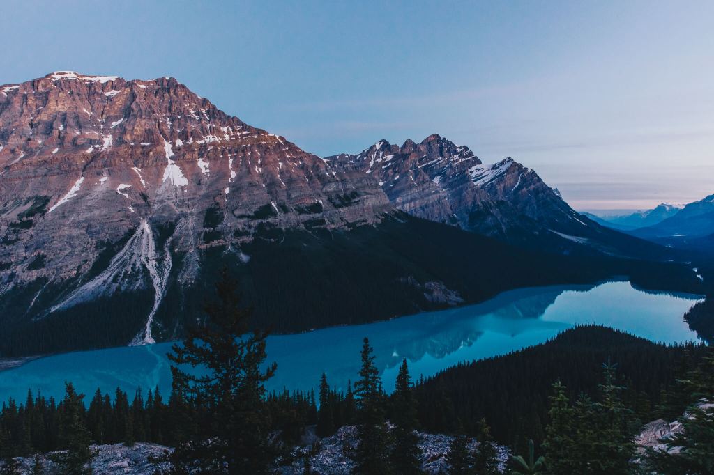 Blue hour at Peyto Lake